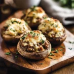 sausage stuffed mushrooms_