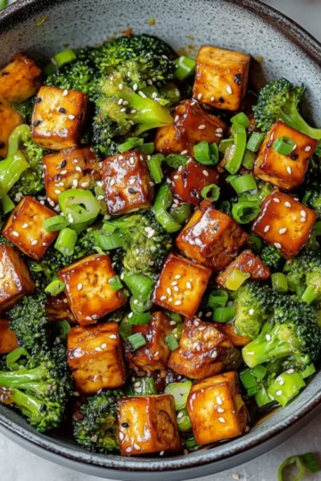Tofu Broccoli Stir Fry – Healthy Vegan Dinner Idea