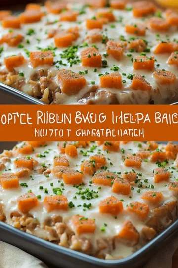Ground Turkey Sweet Potato Bake