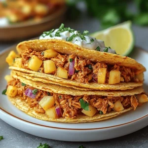 Pineapple Chicken Tacos