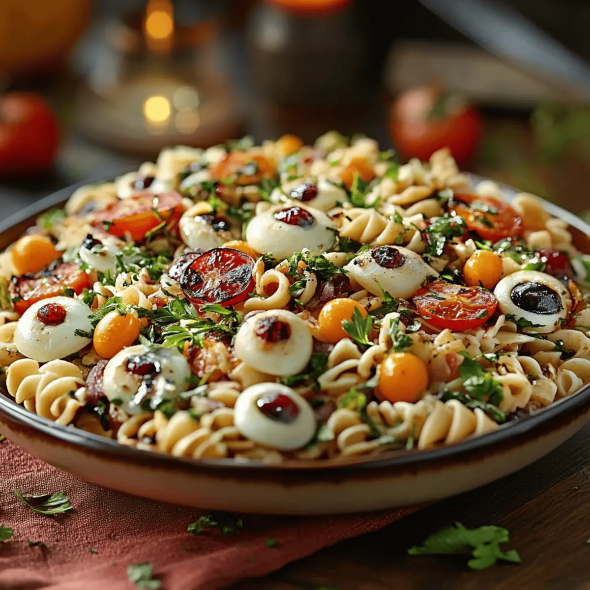 Eyeball Pasta Salad