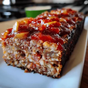 Vintage Meatloaf with Sweet & Spicy Glaze