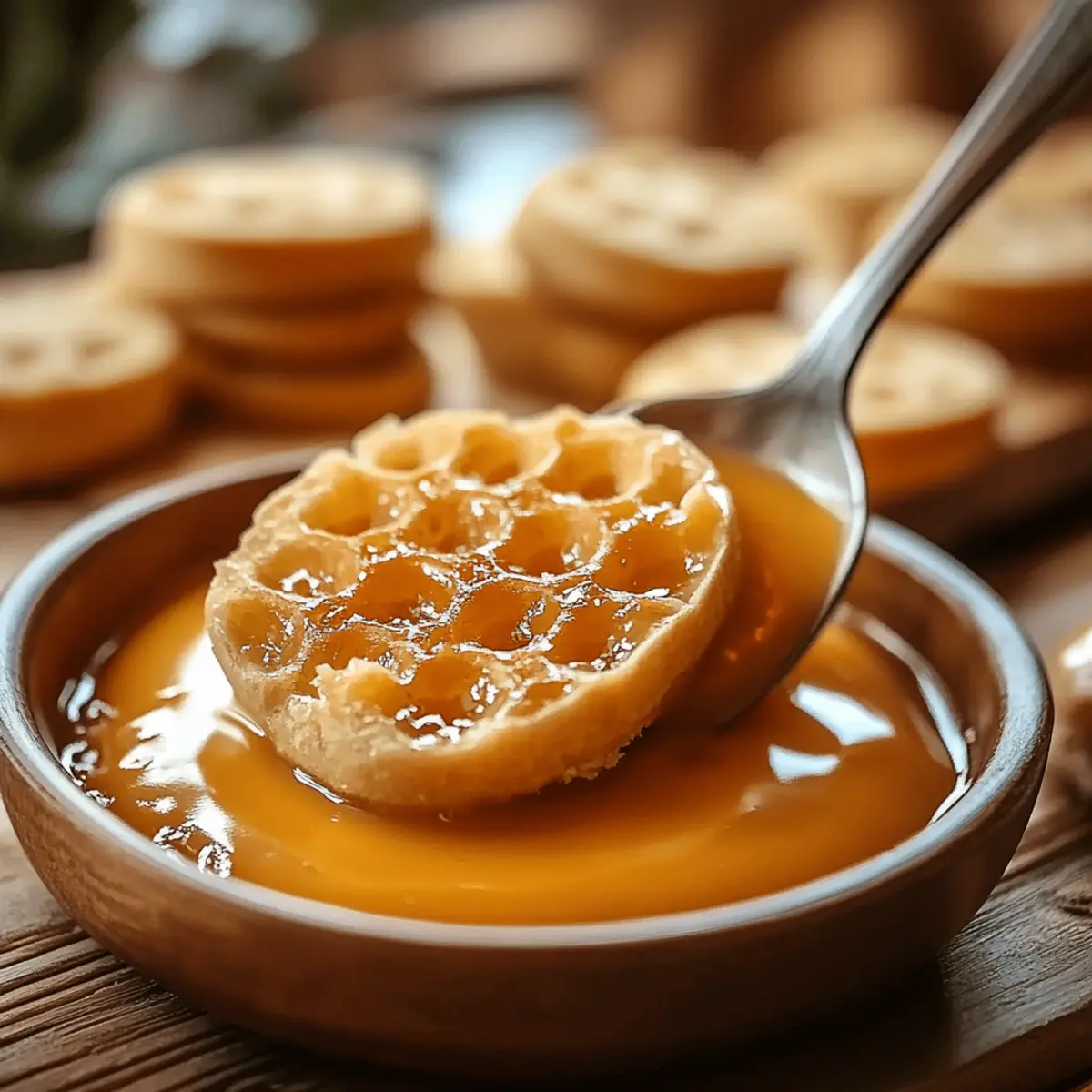 Hufflepuff Honeycomb Butterbeer Treats