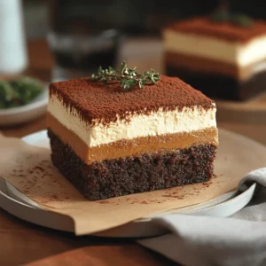 Tiramisu Brownies