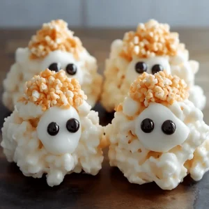 Ghost Popcorn Balls