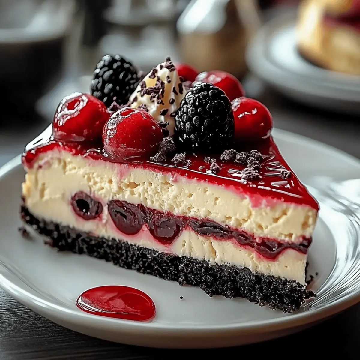 Red Velvet Oreo Cheesecake