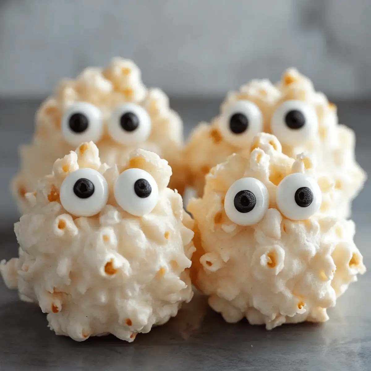 Ghost Popcorn Balls