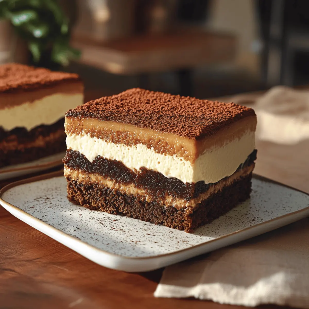 Tiramisu Brownies