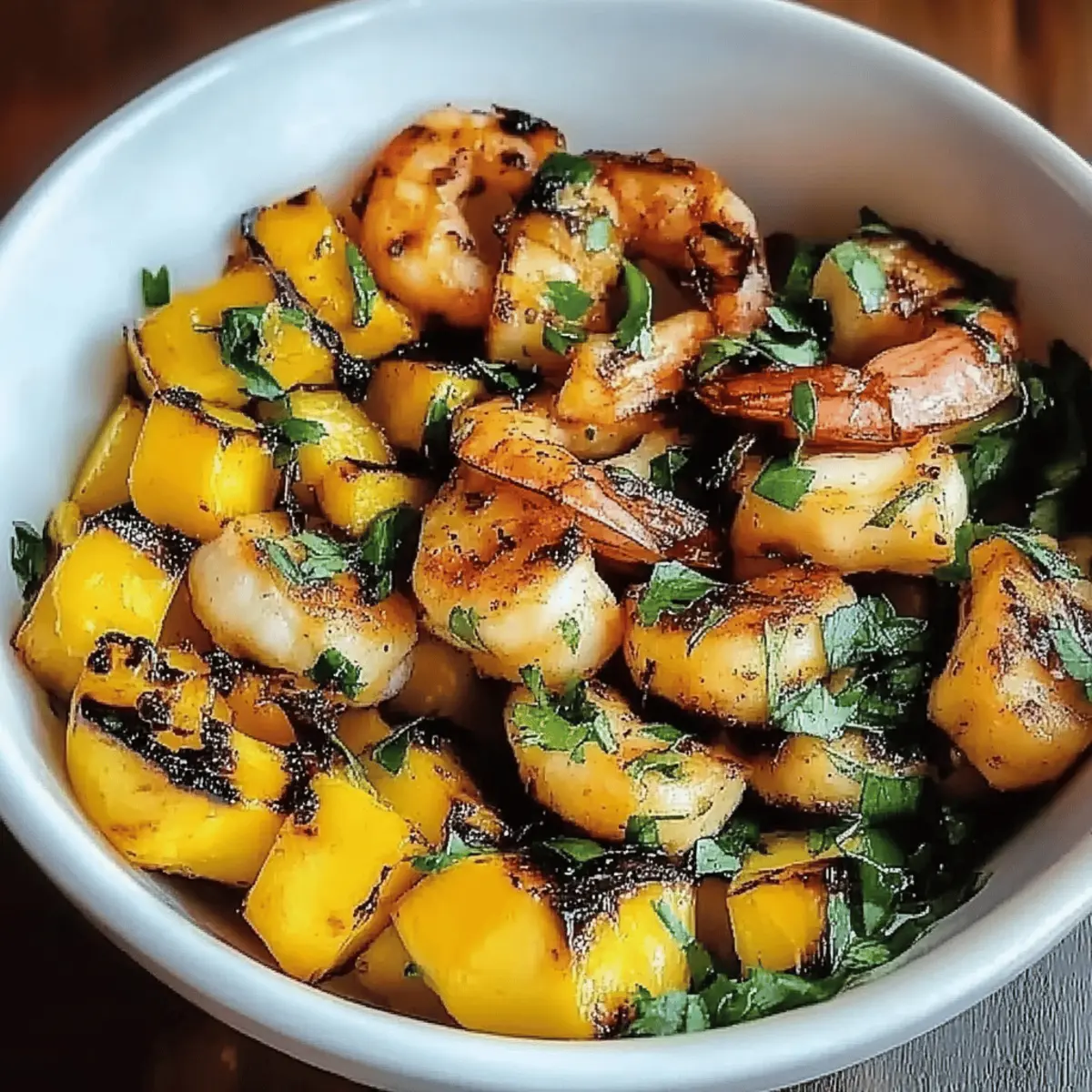 Shrimp Avocado Mango Bowls