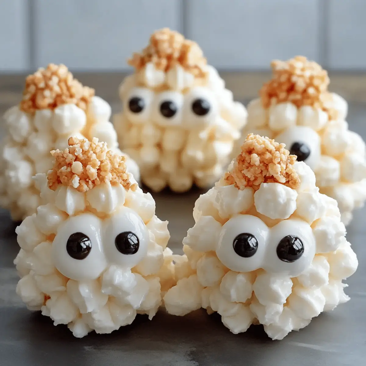 Ghost Popcorn Balls