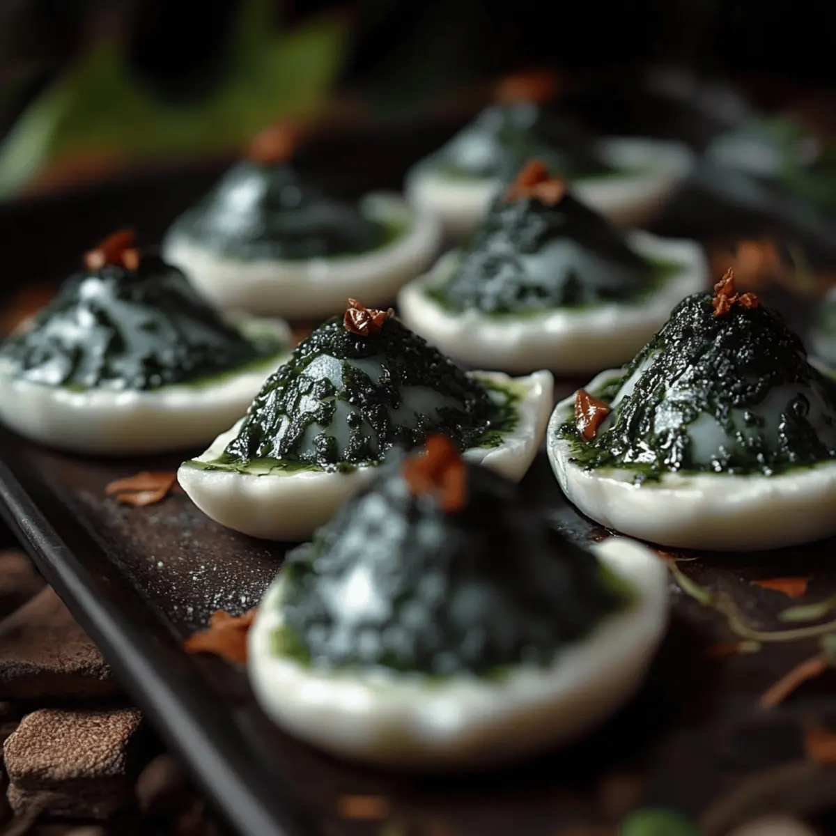 Halloween Deviled Eggs