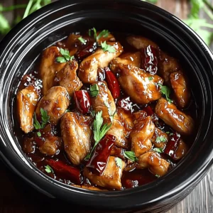 Crock Pot Bourbon Chicken