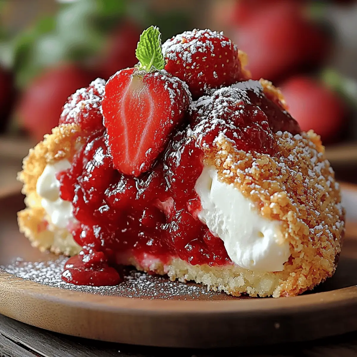 Strawberry Crunch Cheesecake Tacos