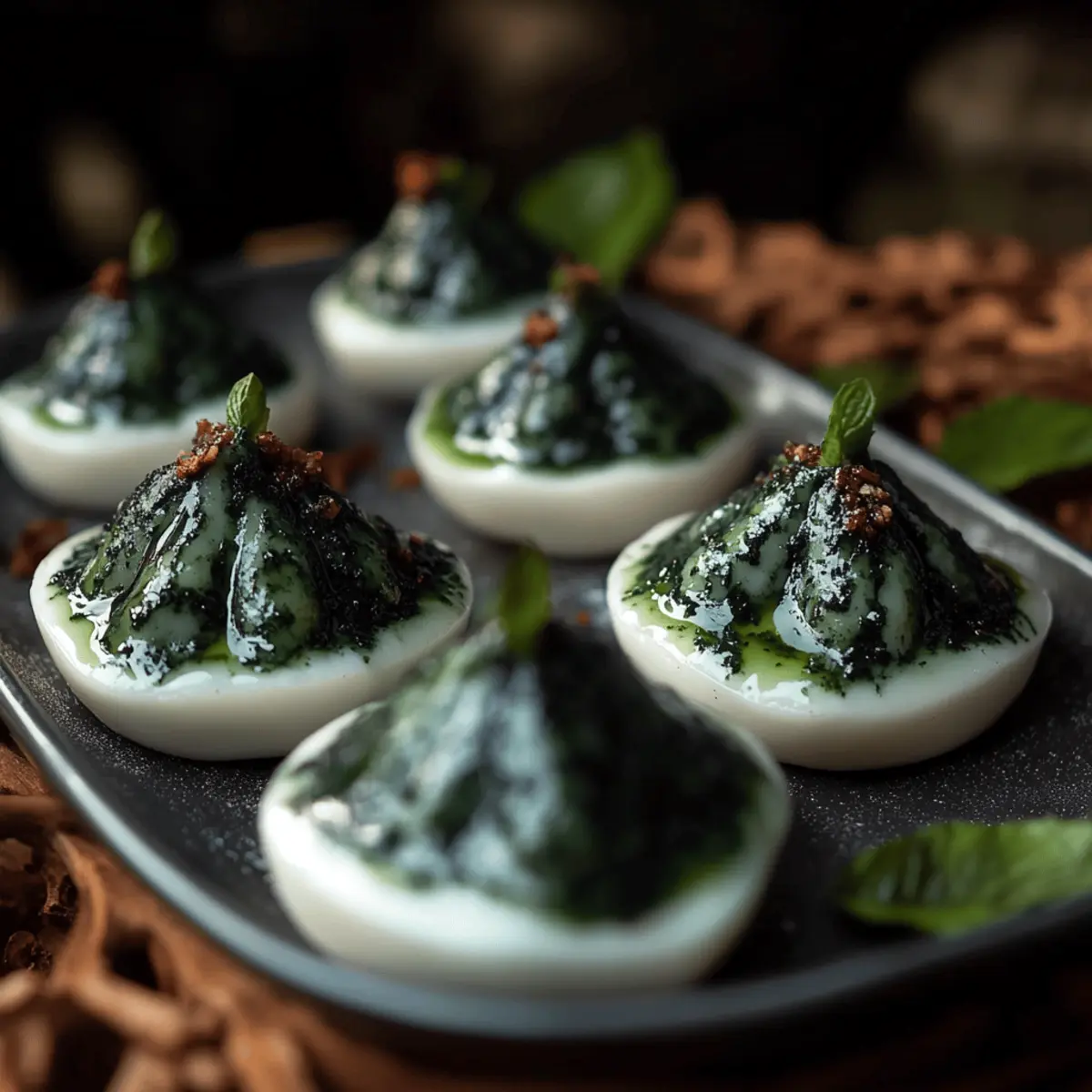 Halloween Deviled Eggs