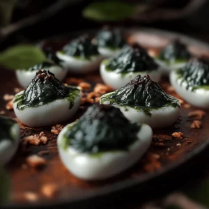 Halloween Deviled Eggs