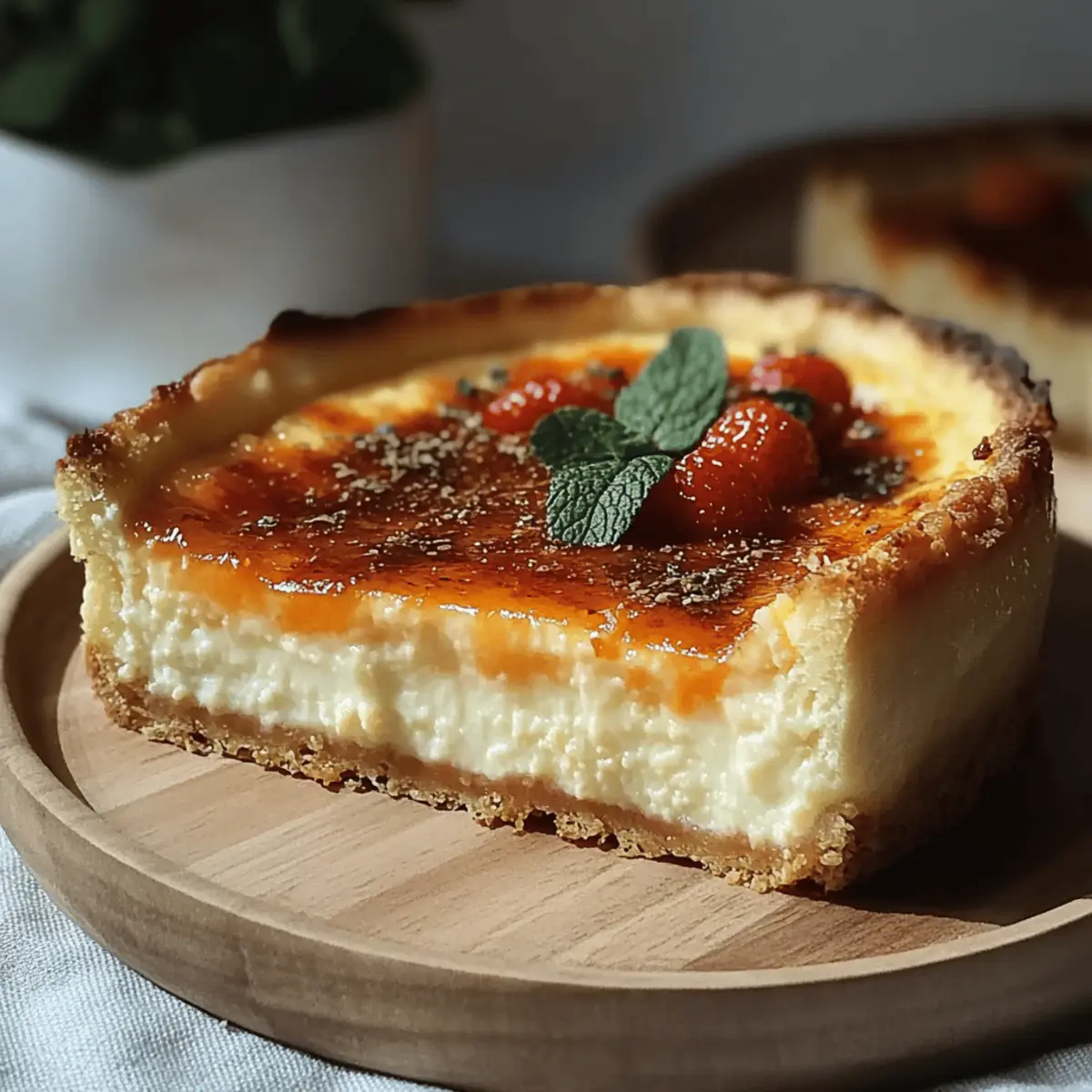 Crème Brûlée Cheesecake