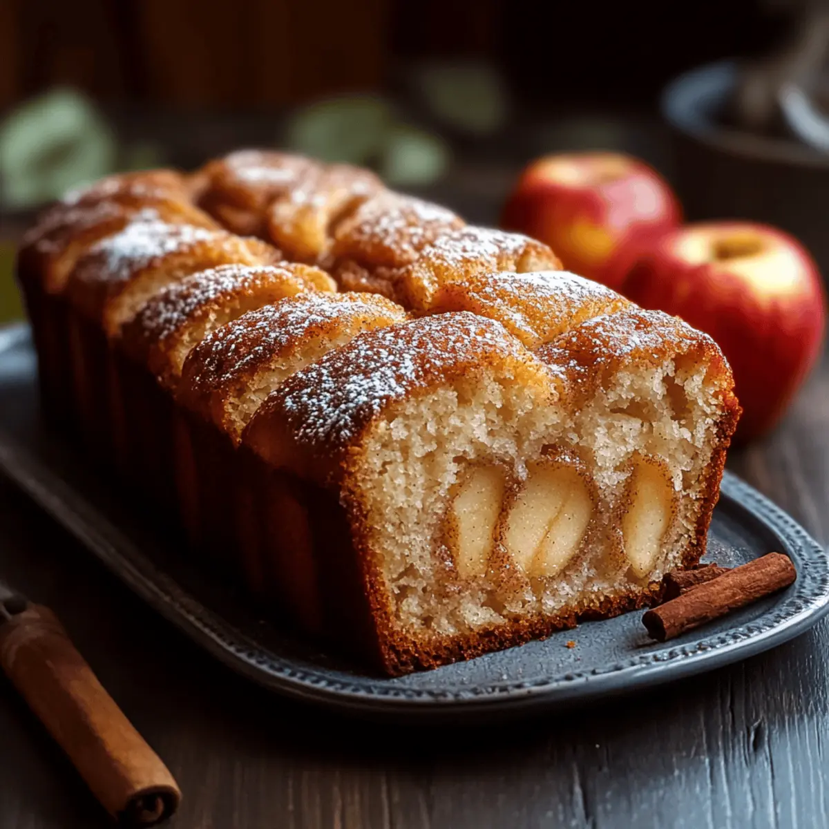 Apple Cider Cinnamon Bread