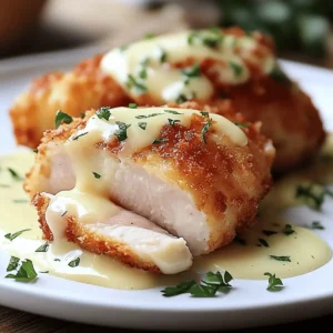 Chicken Cordon Bleu with Swiss Cheese