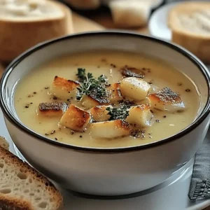 Country French Garlic Soup