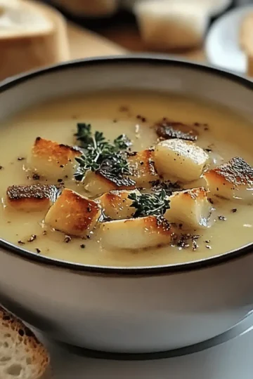 Country French Garlic Soup