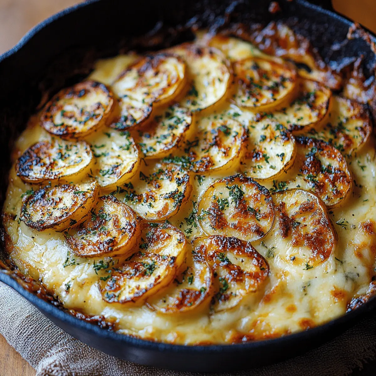 Creamy Cheesy Potato Gratin