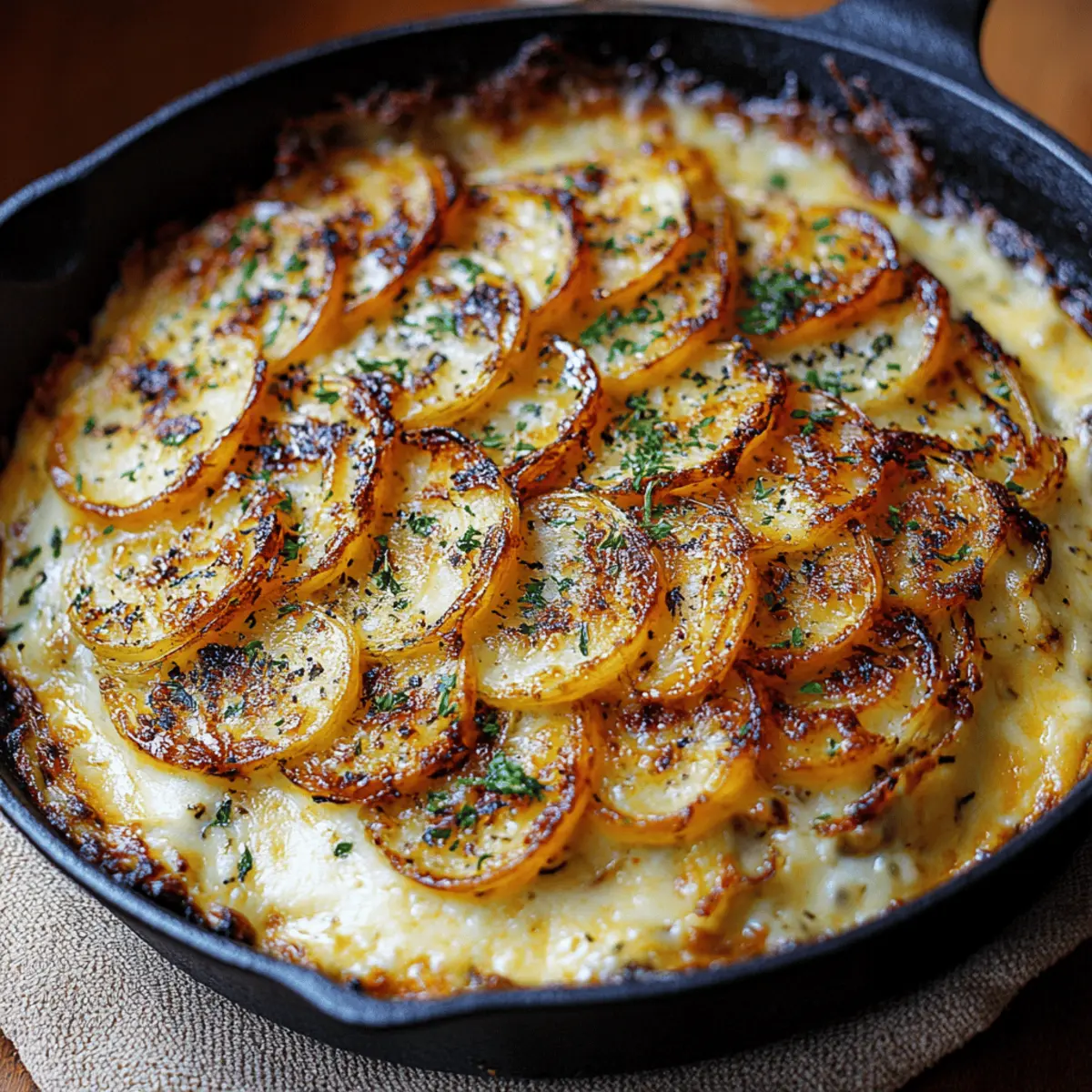Creamy Cheesy Potato Gratin