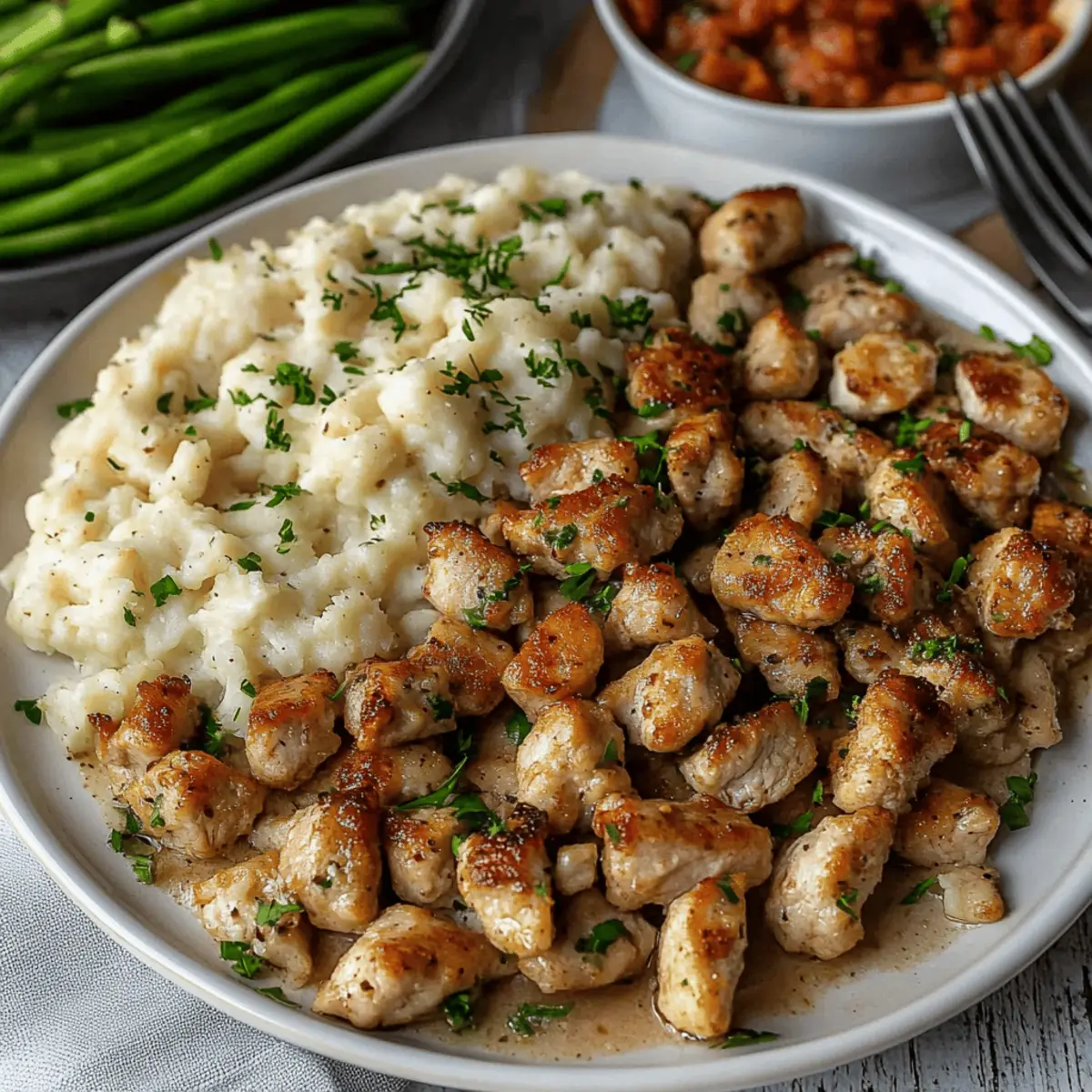 Garlic Butter Chicken Bites