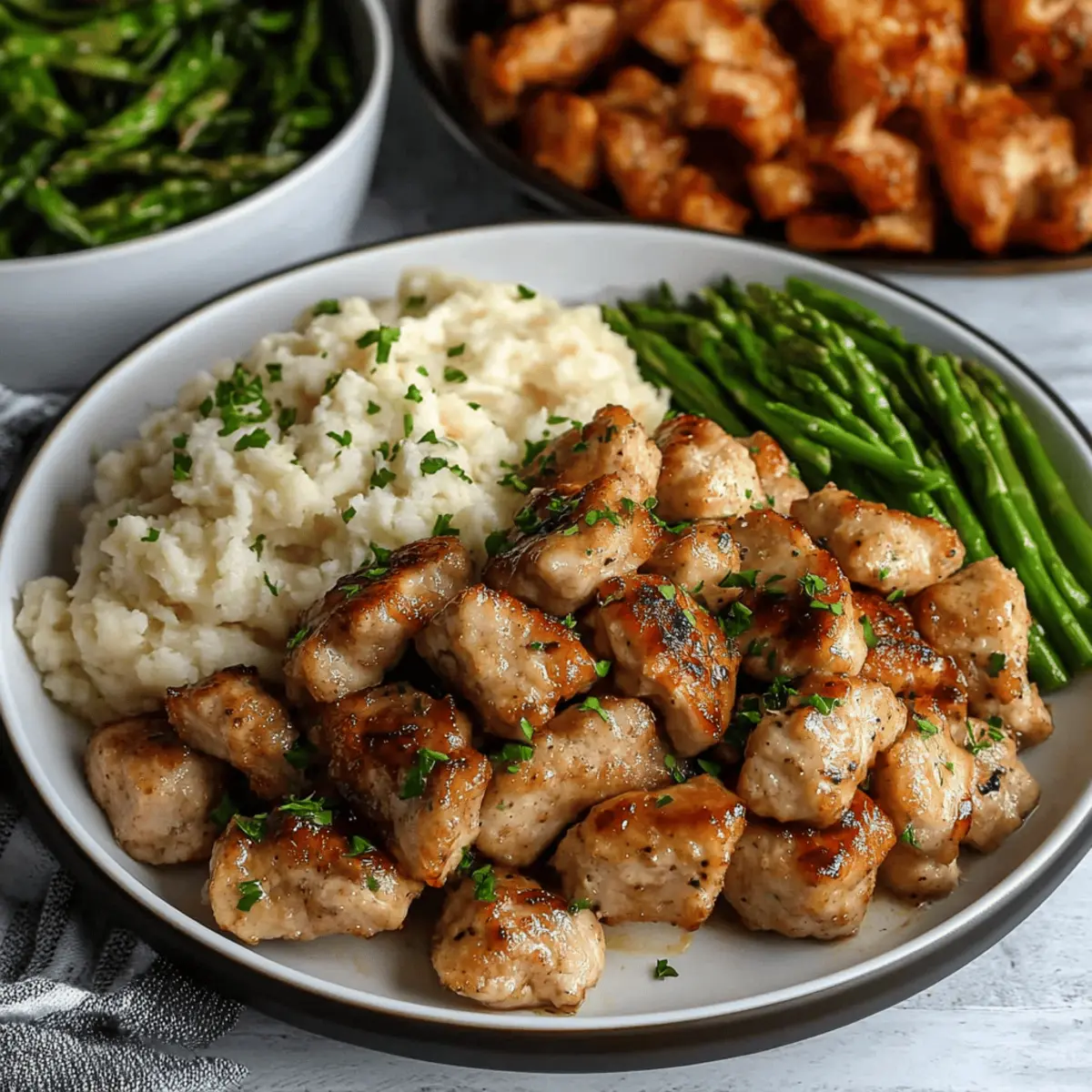 Garlic Butter Chicken Bites