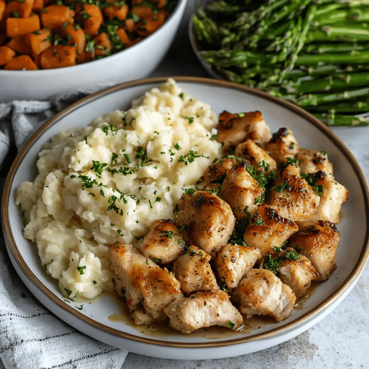 Garlic Butter Chicken Bites
