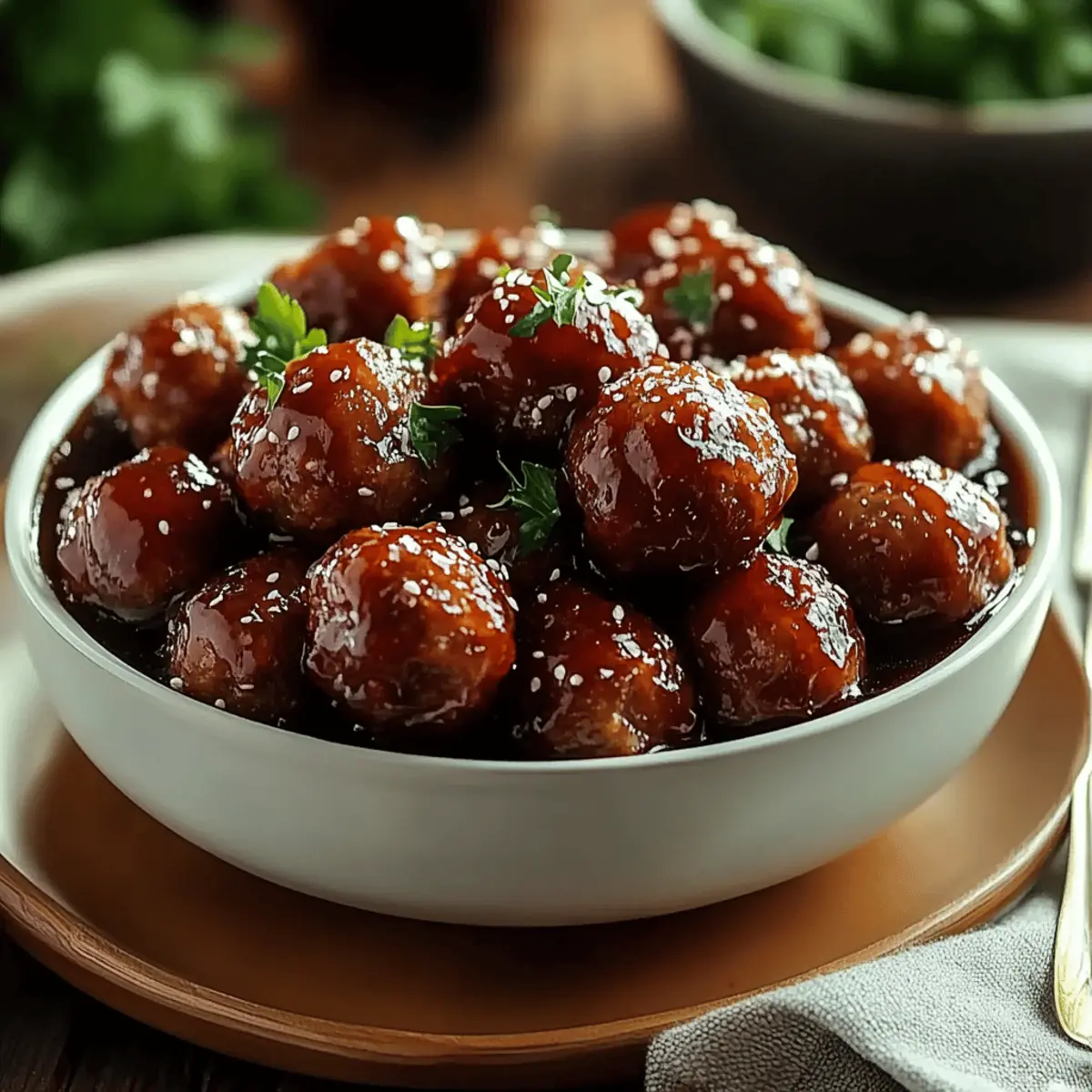 Grape Jelly Meatballs