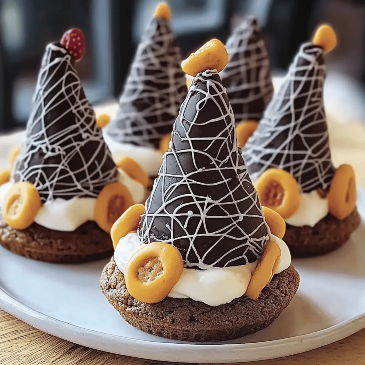 Halloween Witch Hat Cookies