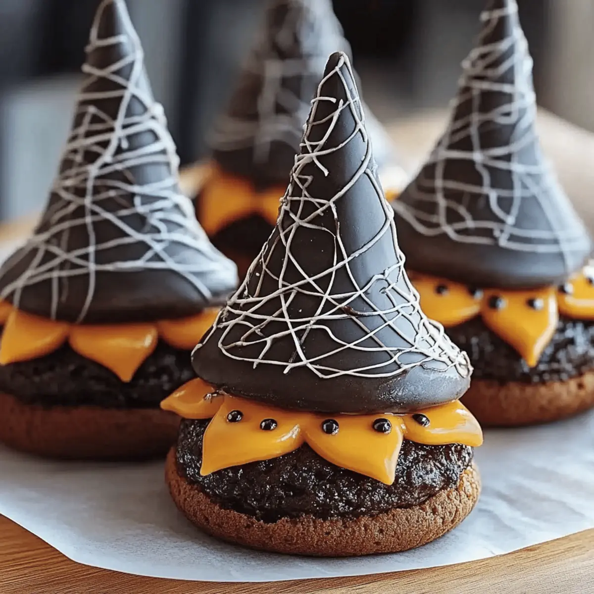 Halloween Witch Hat Cookies