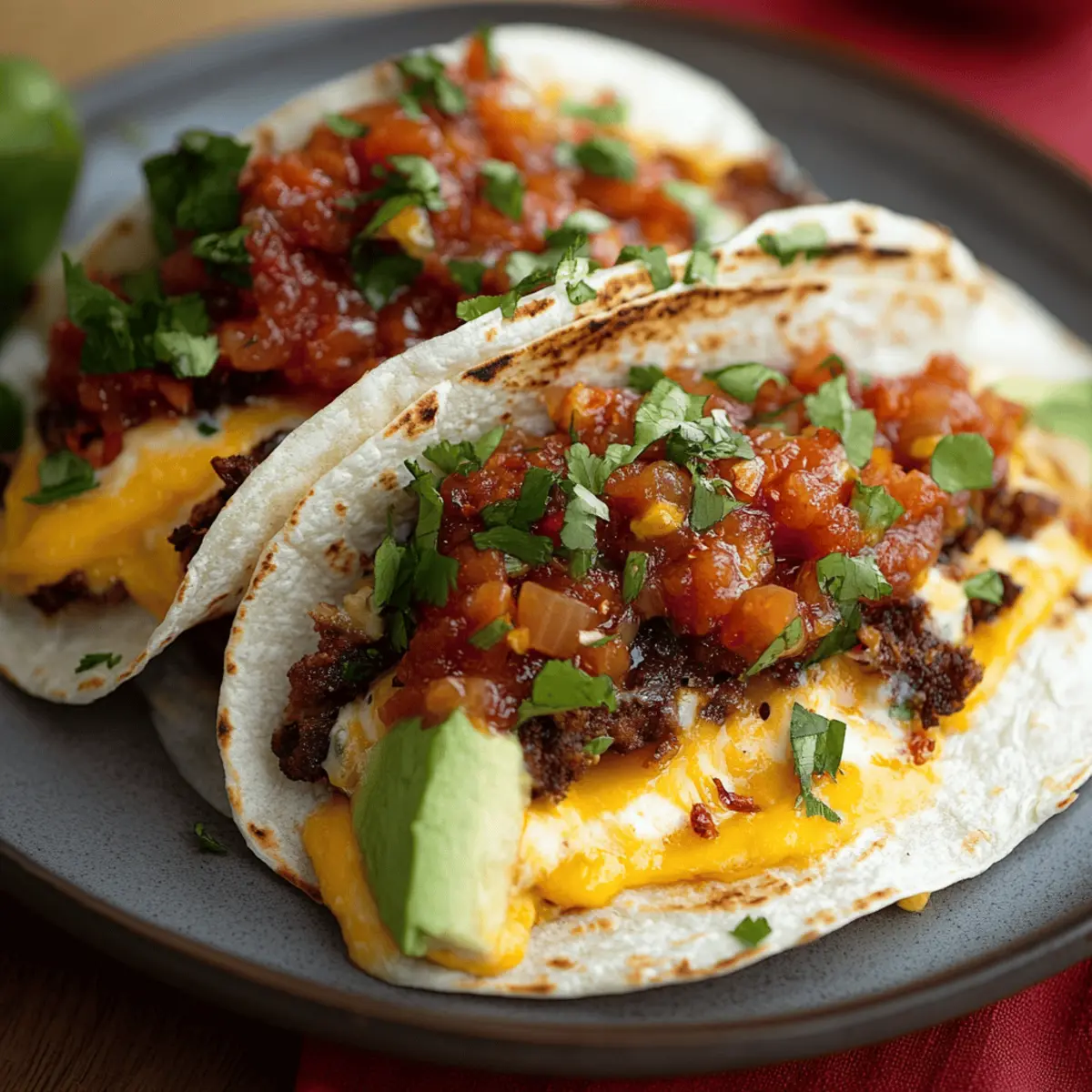 Hearty Mexican-Style Breakfast Tacos