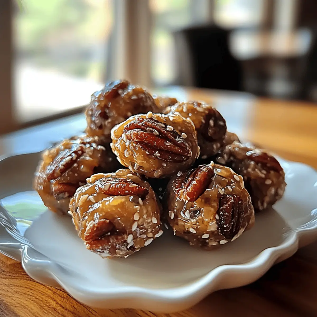 No-Bake Pecan Pie Balls