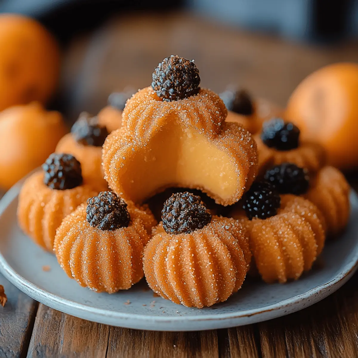 Pumpkin Cheesecake Truffles