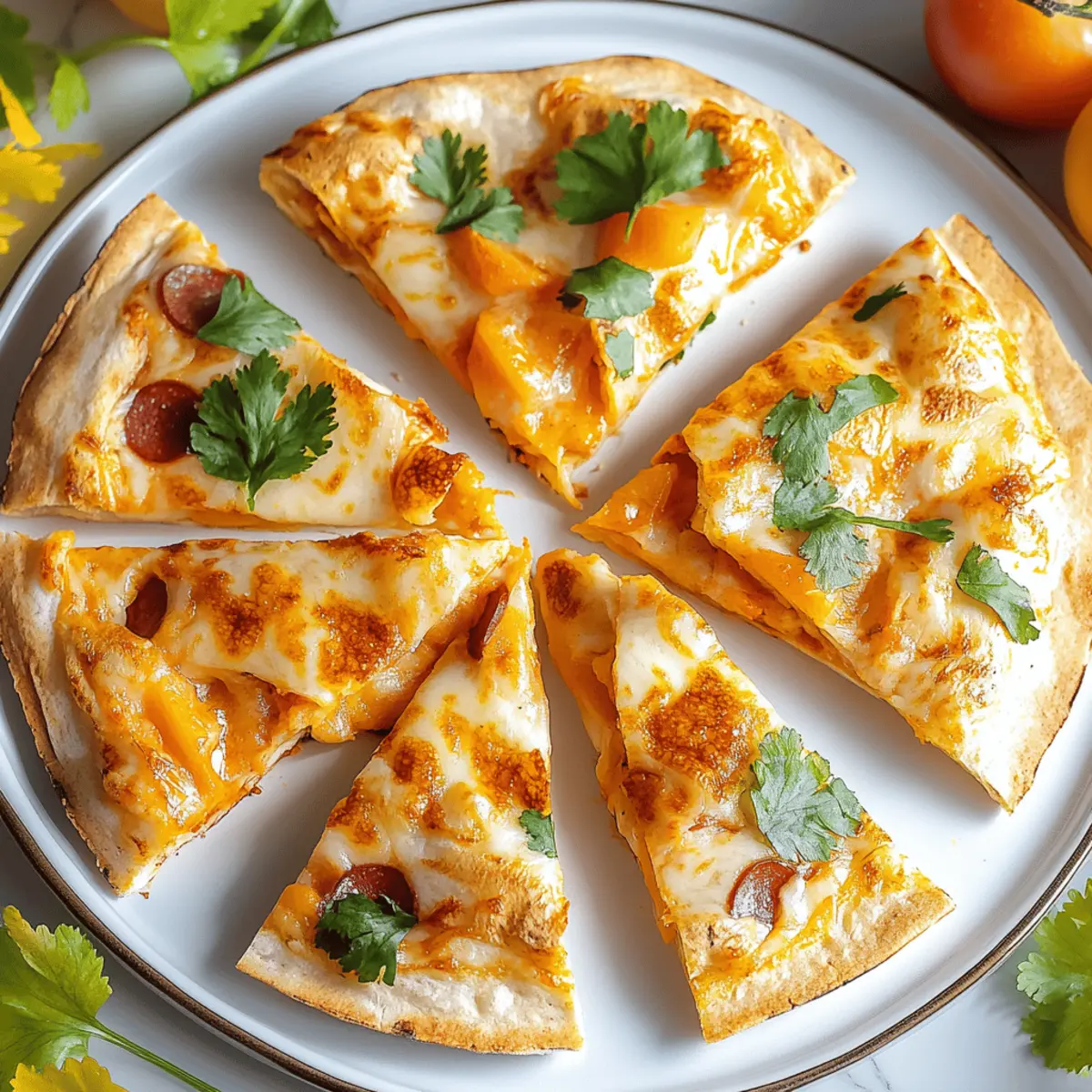 Pumpkin Quesadilla