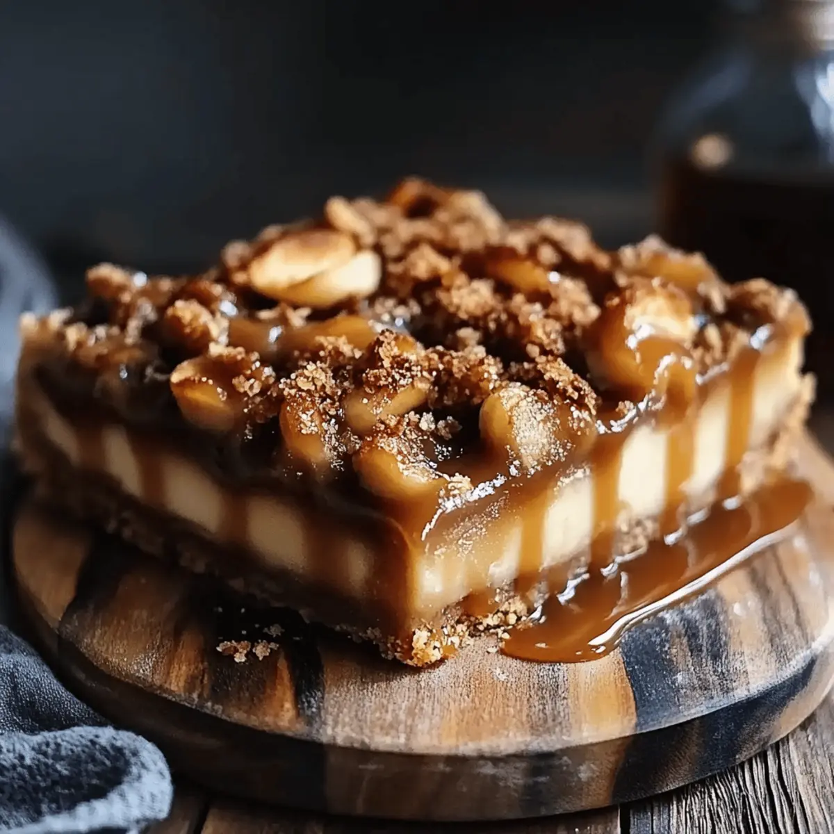 Salted Caramel Apple Bars