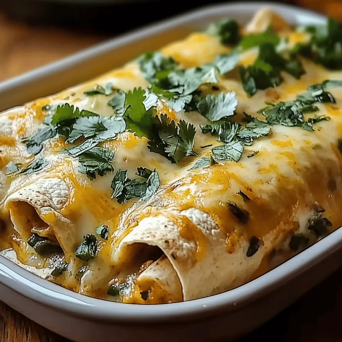 Spicy Hatch Chile Enchiladas