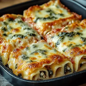 Spinach Lasagna Roll-ups