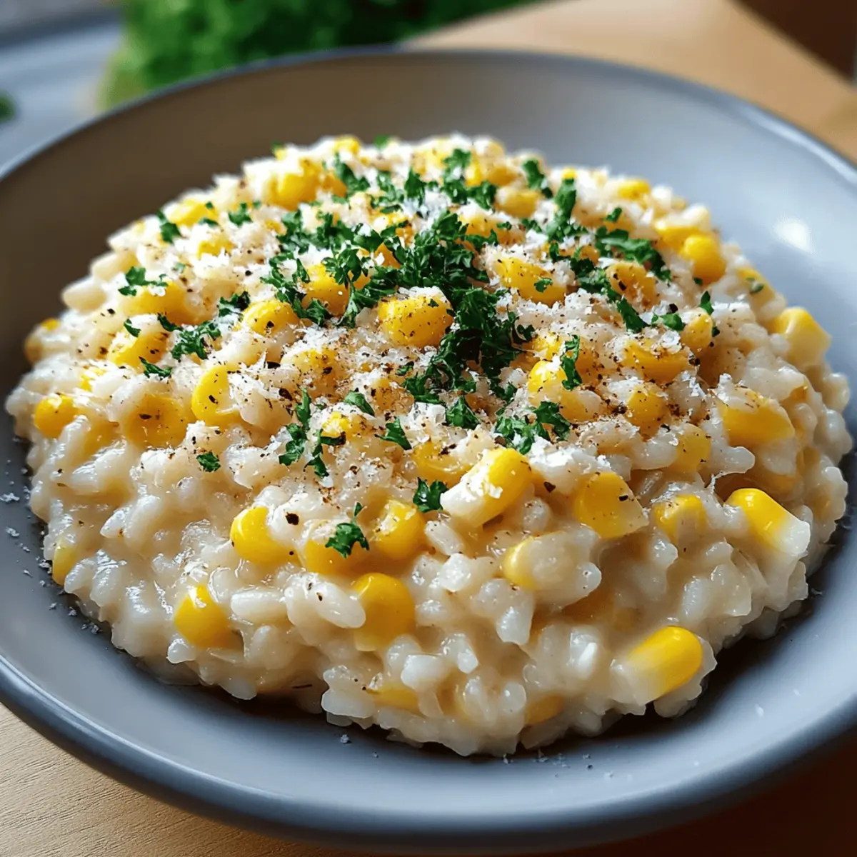 Sweet Corn Risotto