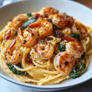 Tuscan Shrimp Pasta