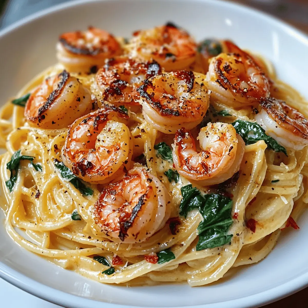 Tuscan Shrimp Pasta