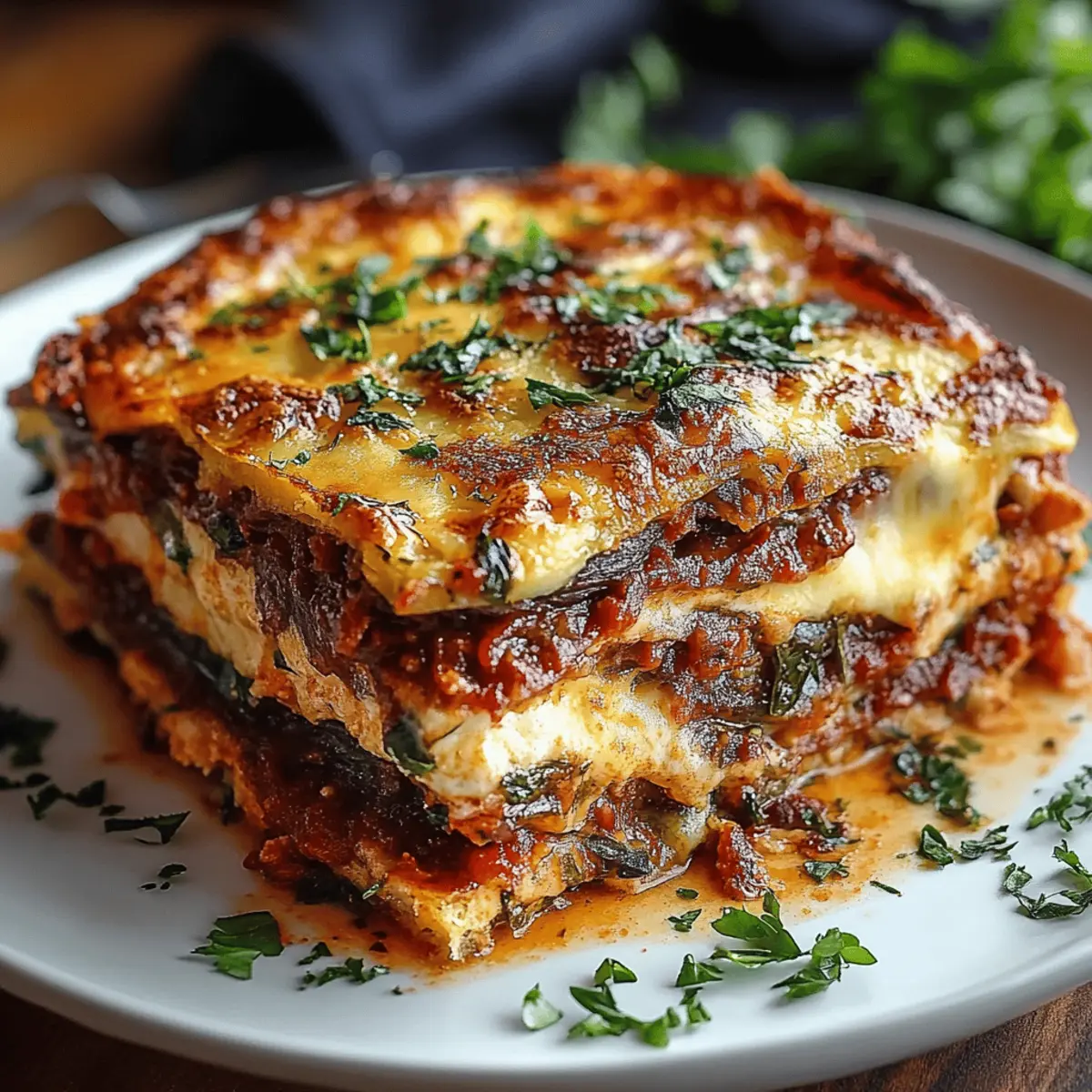 Vegetarian Eggplant Lasagna
