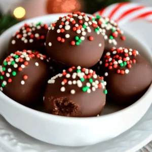 No Bake Holiday Oreo Truffles
