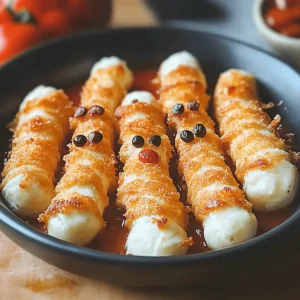 Mummy Mozzarella Sticks