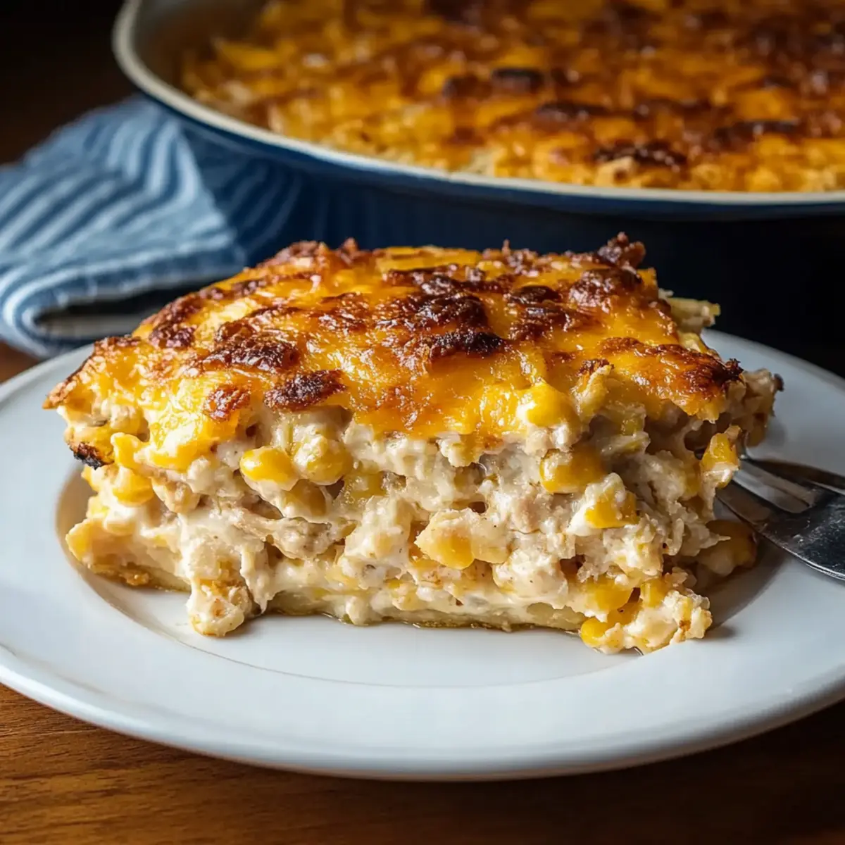 Amish Chicken Corn Casserole