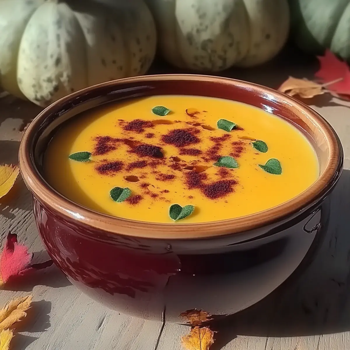 Autumn-Spiced Roasted Pumpkin Soup