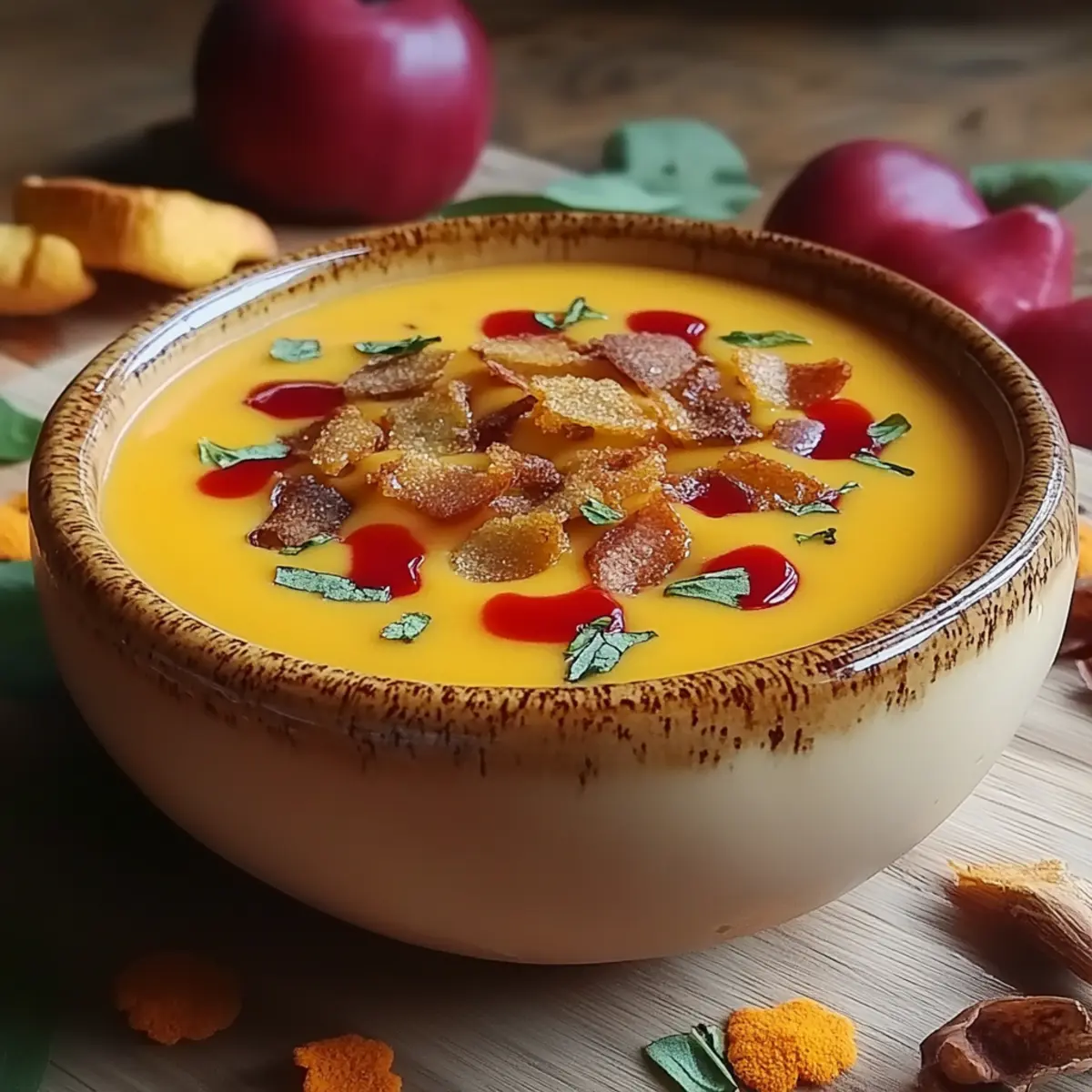 Autumn-Spiced Roasted Pumpkin Soup