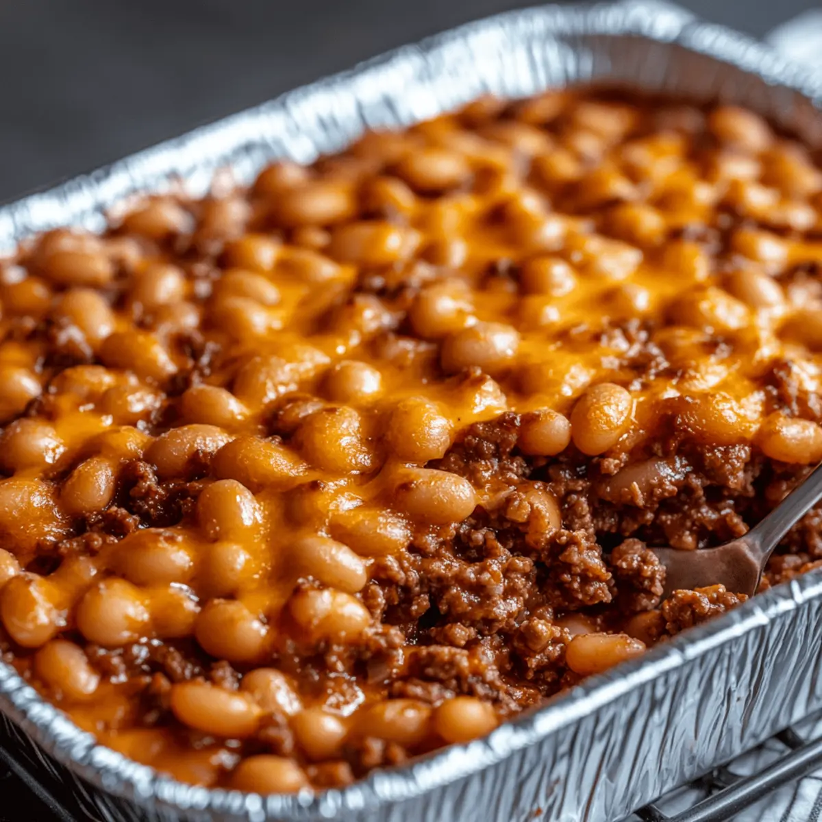 Baked Beans & Ground Beef Casserole