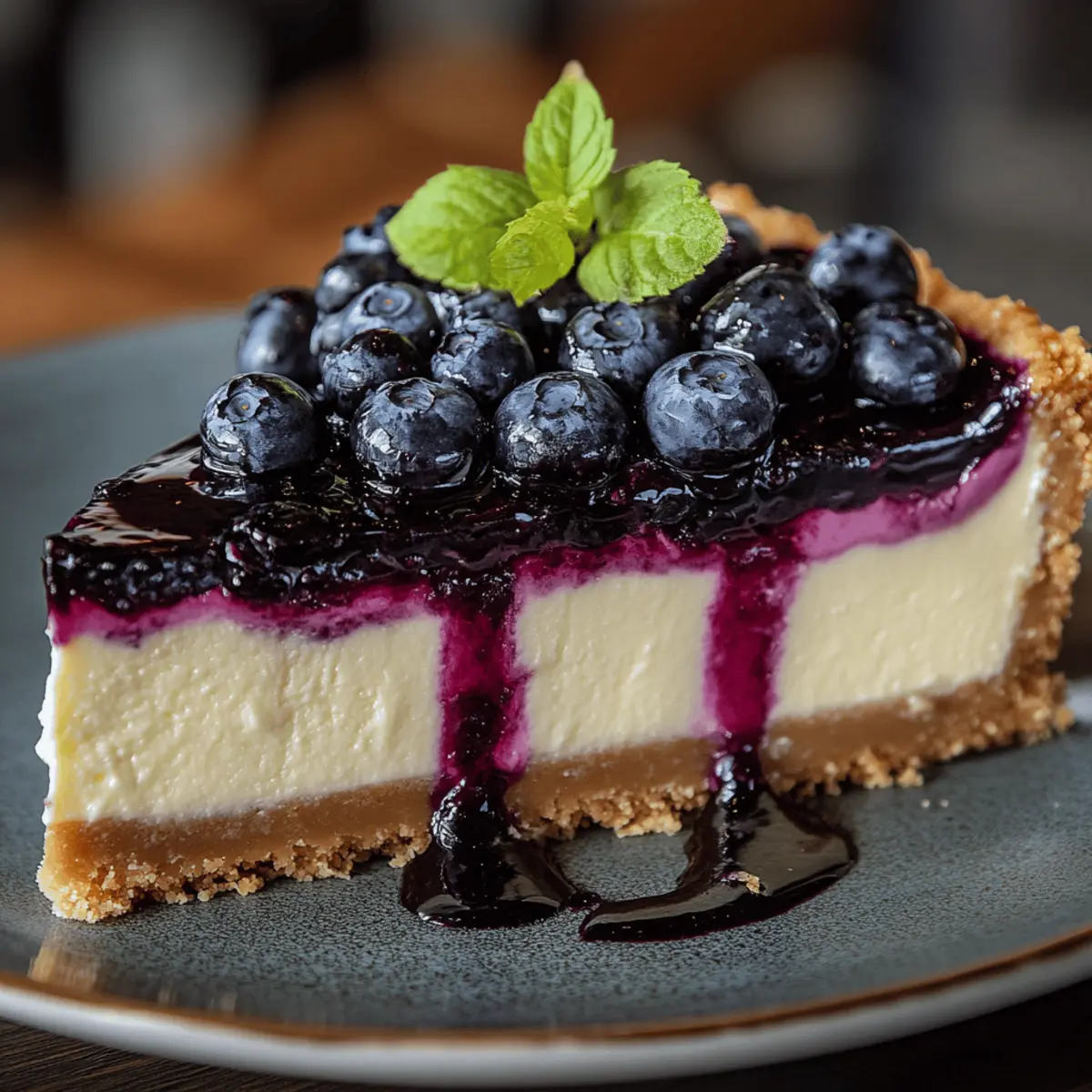 Blueberry Bliss Cheesecake